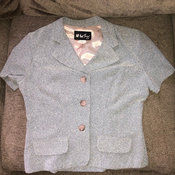 Vintage 80s/90s All That Jazz Skirt Suit Set - Picture 4 of 5